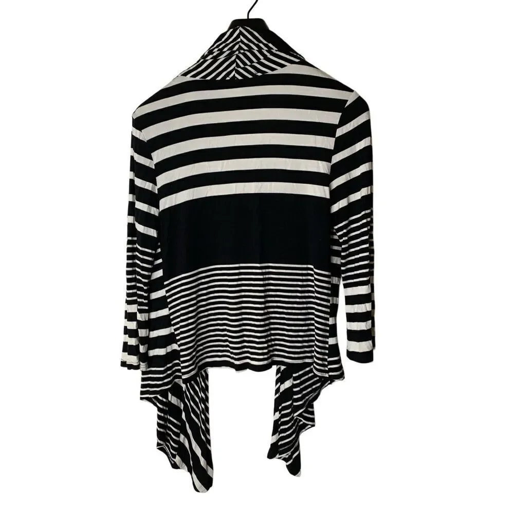 Alberto Makali open front cardigan sweater women's size medium